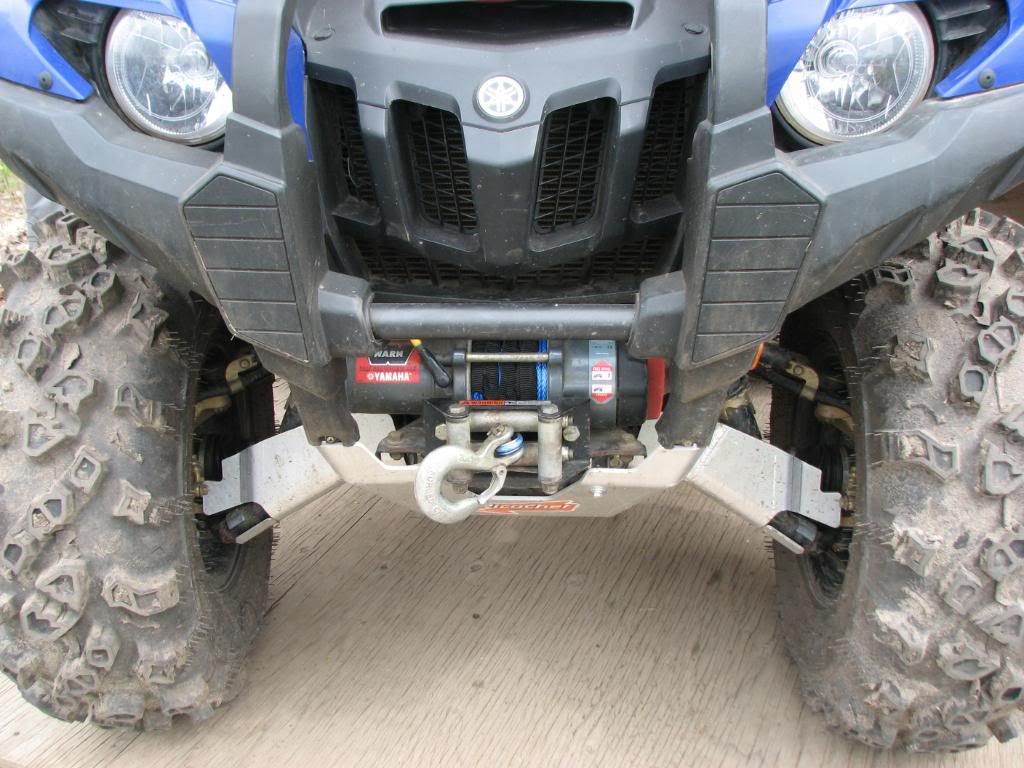 installing aftermarket skid plates Yamaha Grizzly ATV Forum